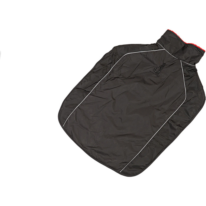 2024 Dryrobe Hundemantel V3 DRV3 - Black / Rot